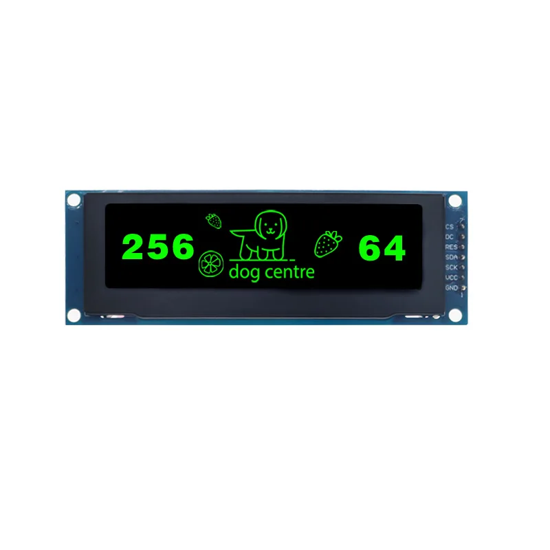 Imagem -05 - Módulo de Exibição Oled Tela Serial Interface Spi de Pinos Ssd1322 3.12 Polegadas 256x64