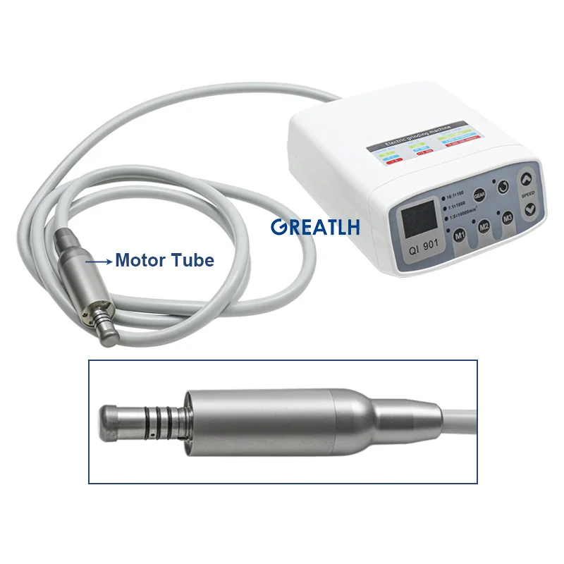 مختبر الأسنان محرك صغري فرش LED مايكرو موتور الأسنان محرك كهربائي LED فرش محرك صغري طبيب الأسنان قبضة يد بسرعة منخفضة #6