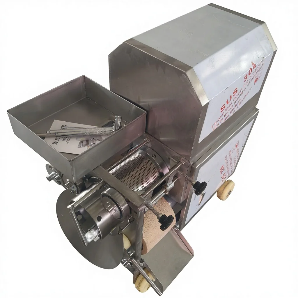 -kk Shrimp Peeler Deveiner Shell Processing Machine Fish Meat Deboning Machine Collecting High Deboning Rate 304 Stainless