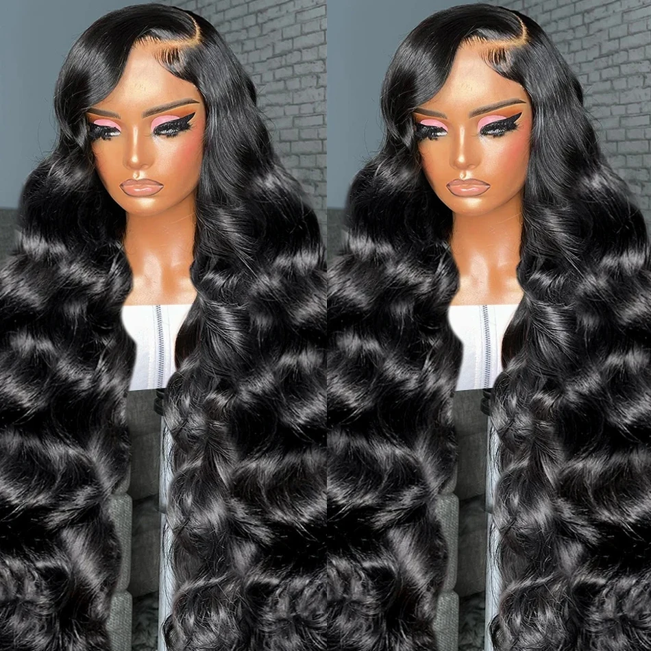 250% 13x6 HD Transparent Body Wave Lace Front Wig Brazilian 13x4 Body Wave Ready To Wear 5x5 Lace Closure Glueless Wig For Women