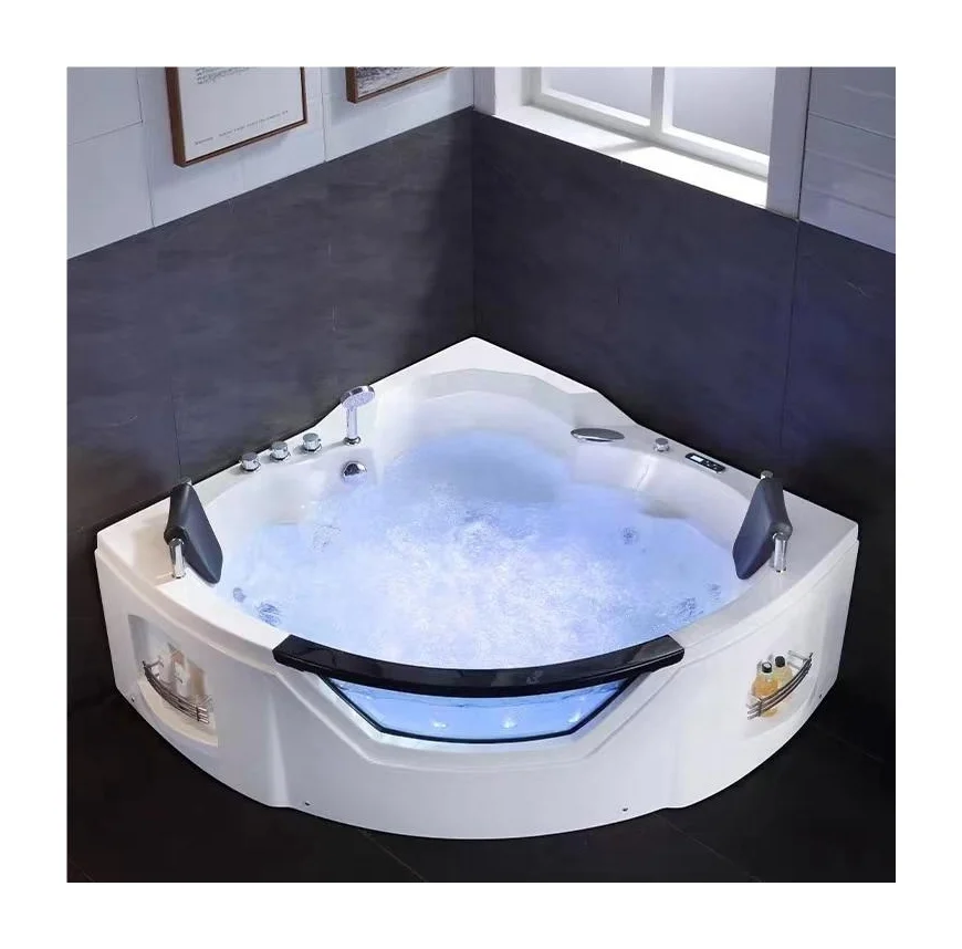 

Hot Tubs Bubble Corner Bathtub Hydro Jakossi and Whirlpool Bathtub Jacozy Spa for 2 Person Bath Indoor Spa Outdoor Yacuzzi