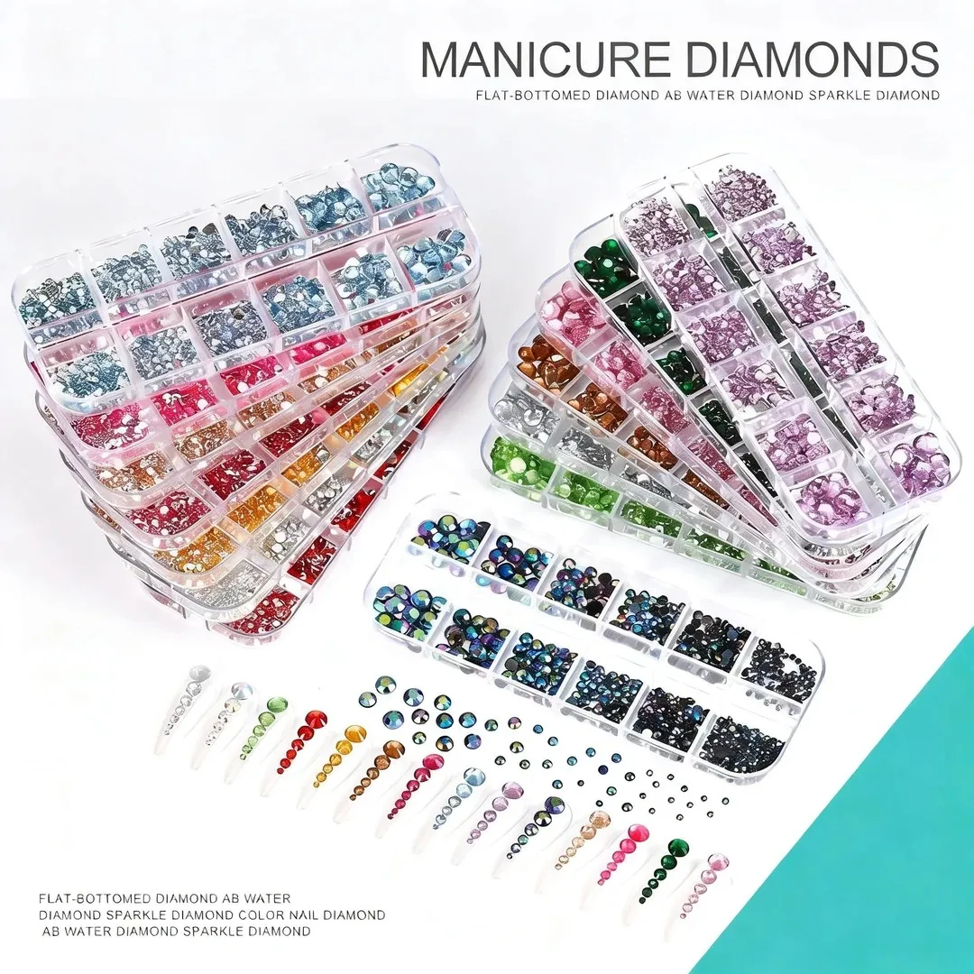 12 28 40   32000Pcs Mixed Small Glossy Handmade Decor Accessories Multipurpose Craft Material Pack