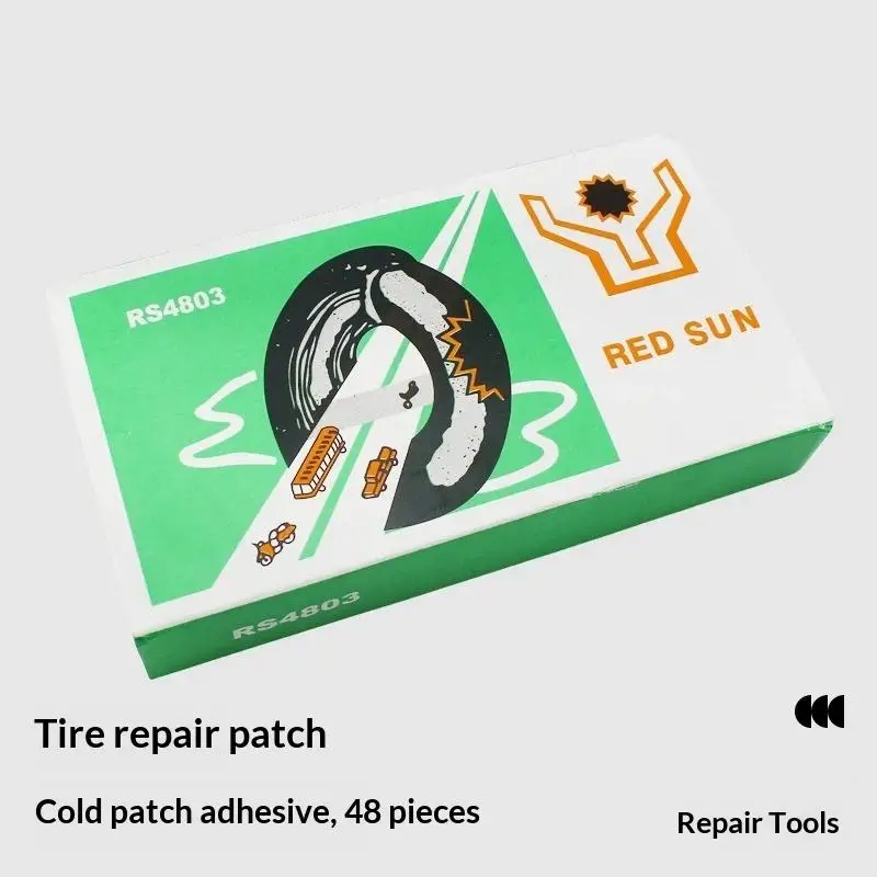 12/24/36/48Pcs Rubber Bicycle Tire: Repair Patch Professional Bike Kit Motor Tyre Inner Tube