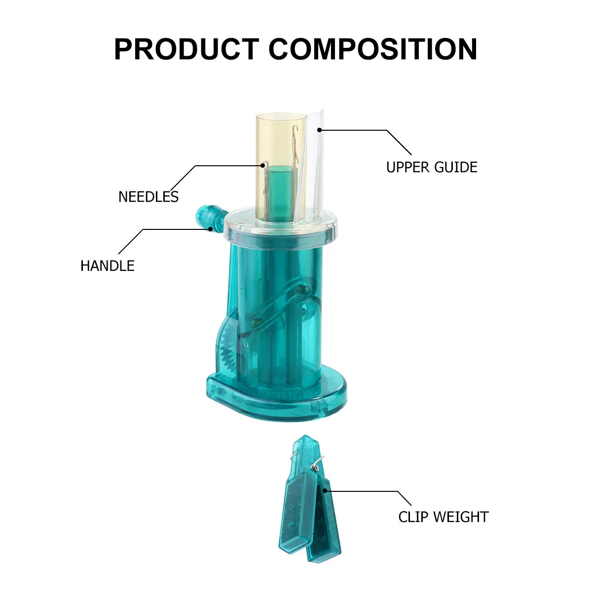 

3pcs Hand Rope Knitting Machine Wool Yarn Winder Weaving DIY Mill Tool Household Mini Hair Circular Loom ABS Durable Spiral