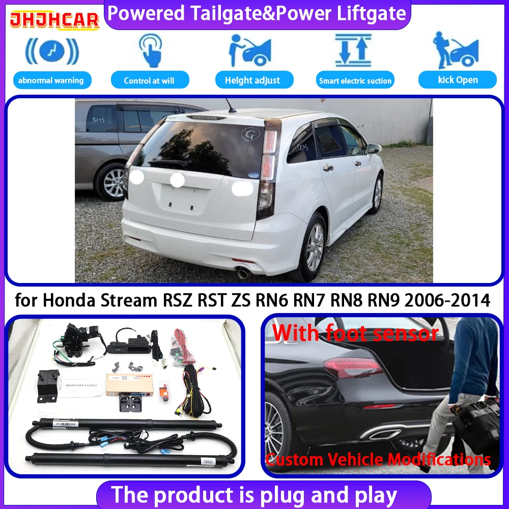 JHJHCAR for Honda Stream RSZ RST ZS RN6 RN7 RN8 RN9 2006-2014 OEM Smart Electric Powered Tailgate Power Liftgate Tailgate System