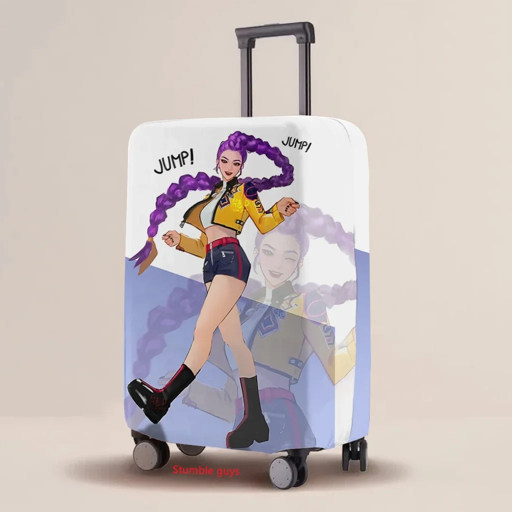 غطاء حماية للأمتعة الكرتونية Kpop Demon Hunters غطاء حقيبة مرن مقاوم للاهتراء #3