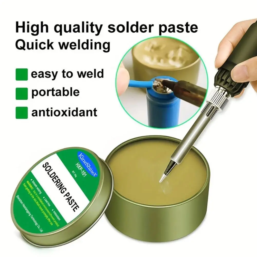 100g Soldering Paste Rosin Flux,Lead Free Easy Soldering Repair for Iron Sheet Stainless Steel Nickel, Soldering Wire Flux Paste view 3