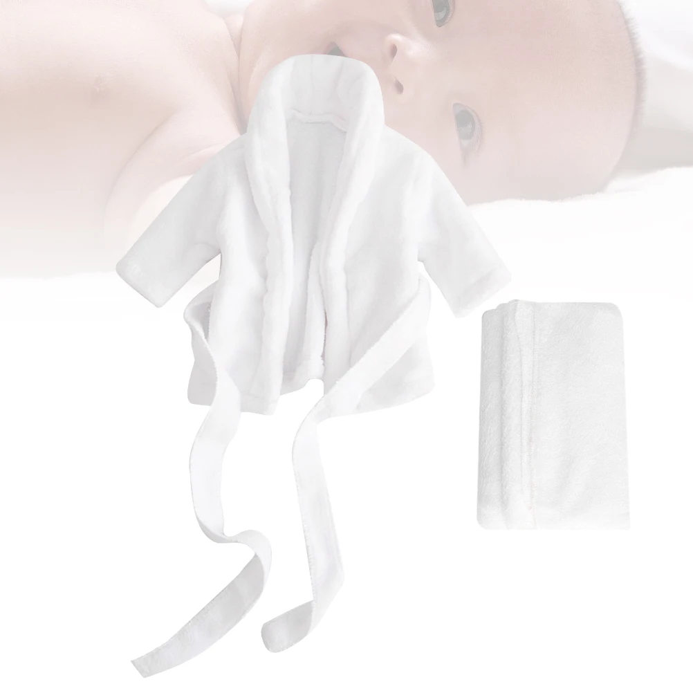 رداء حمام للأطفال حديثي الولادة من الأولاد والبنات من القطن للاستحمام الرضع سريع الجفاف ملابس نوم للأطفال الصغار #1