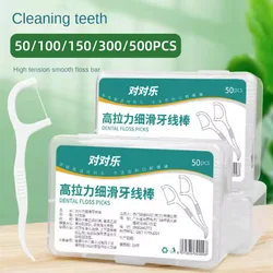 Dental Floss Stick For One-Time Cleaning Of Gaps Between Teeth Brush For Oral Hygiene And Care Essential For Home And Travel