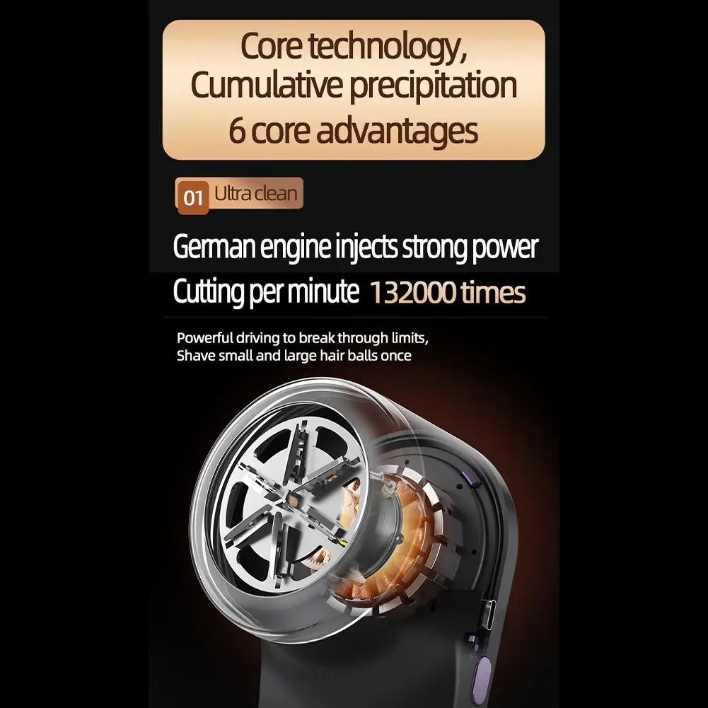 ماكينة تشذيب كرات الشعر المحمولة ومزيل حبوب الملابس - ماكينة حلاقة كهربائية جديدة للاستخدام المنزلي، فكرة هدية مثالية #5