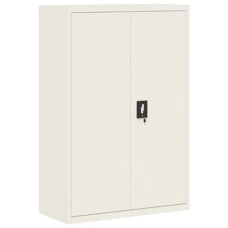 

White Steel 35.4 "x15.7" x55.1 "File Cabinet Modern Archive