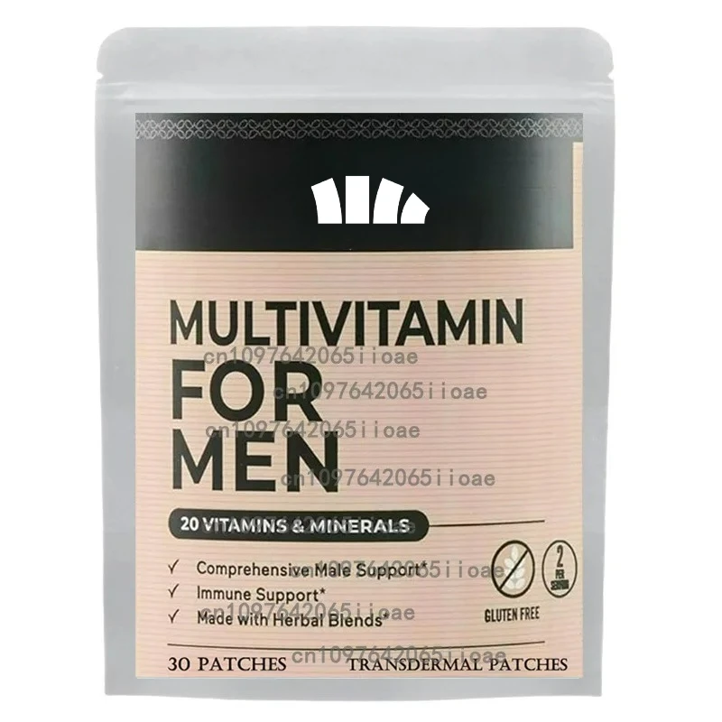 

30 патчей Мультивитаминные транпьютерные патчи Энергия, фокус и производительность