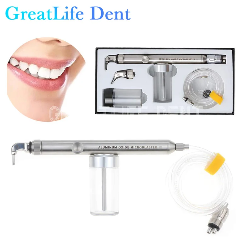 

GreatLife Dent Dental Lab Sandblaster Microetcher Ii Type Sandblasting Dental Air Polisher Dental Air Prophy