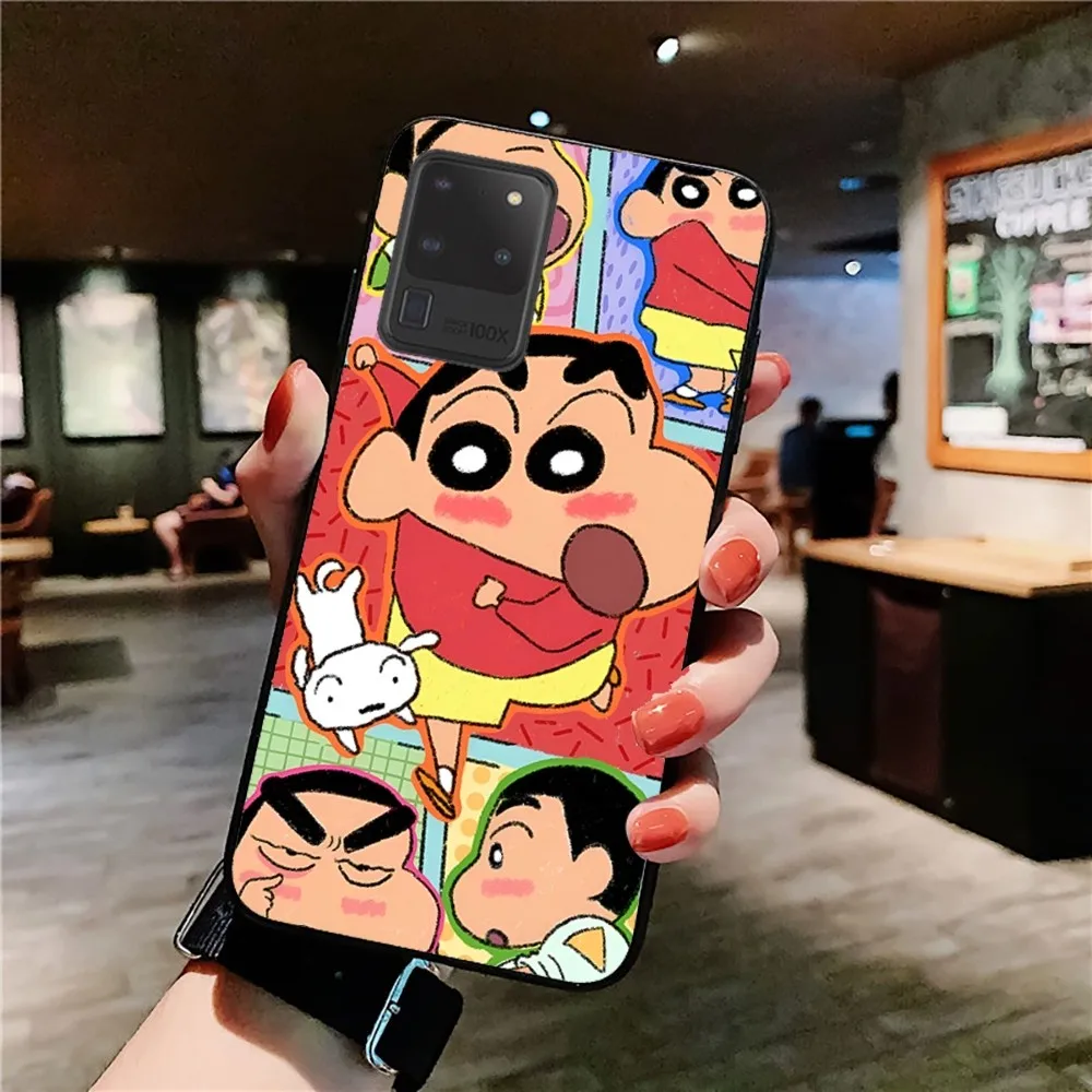 C-Crayons Shin Funny Boys Chans Phone Case For Samsung S 9 10 20 21 22 23 30 23plus lite Ultra FE S10lite Fundas