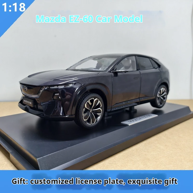 

Модель автомобиля Mazda EZ-60, масштаб 1:18, литая под давлением, имитация внедорожника, электрическая, из сплава, для коллекции, подарок для мальчиков-автолюбителей