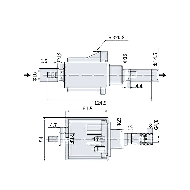 Jiayin pressure pump Delong coffee machine accessories ep5 replenishment pump 220V coffee machine electromagnetic