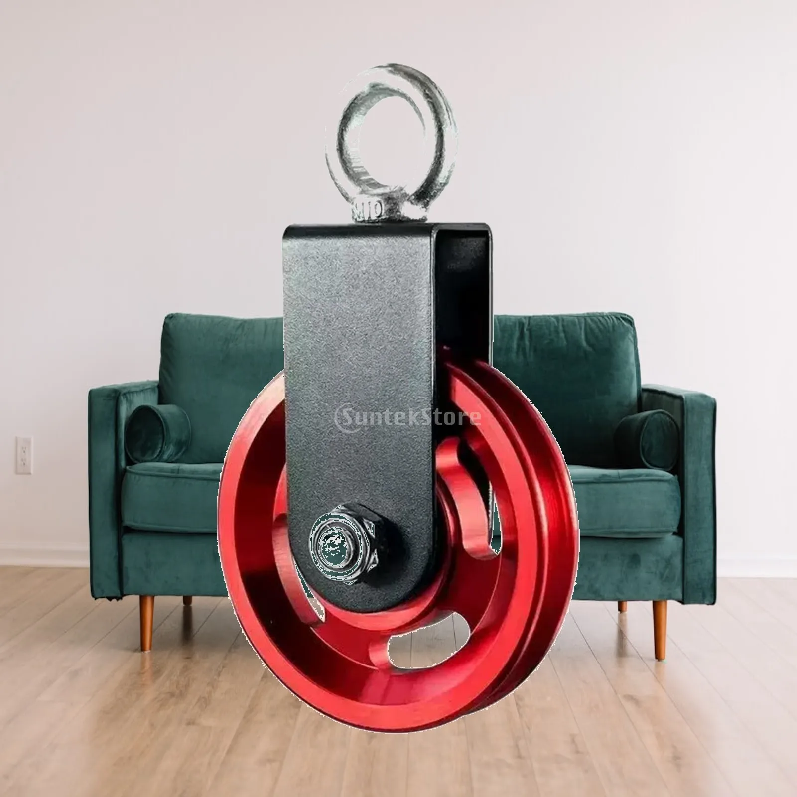 Gym Cable Pulley Wheel Sealed Bearings Pulley Wheel with Bracket Easy to Install