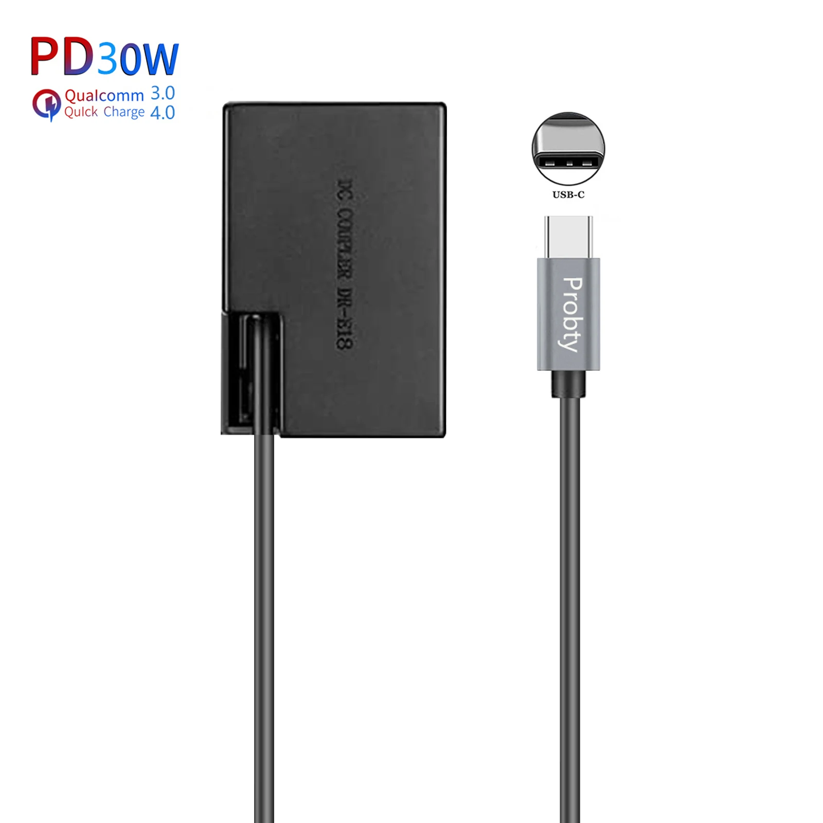 ACK-E18 DR-E18 LP-E17 Dummy Battery DC Power AC Adapter For Canon EOS R10 RP 200D 250D 750D 760D 77D 800D 850D 8000D