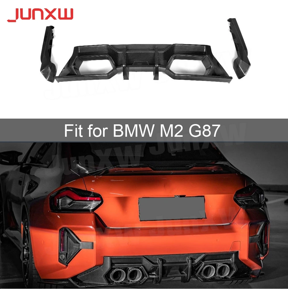 

Dry Carbon Fiber Rear Bumper Lip Diffuser With Splitter for BMW M2 G87 2023+ S Style FRP Rear Diffuser Lip Chin Car Accessories