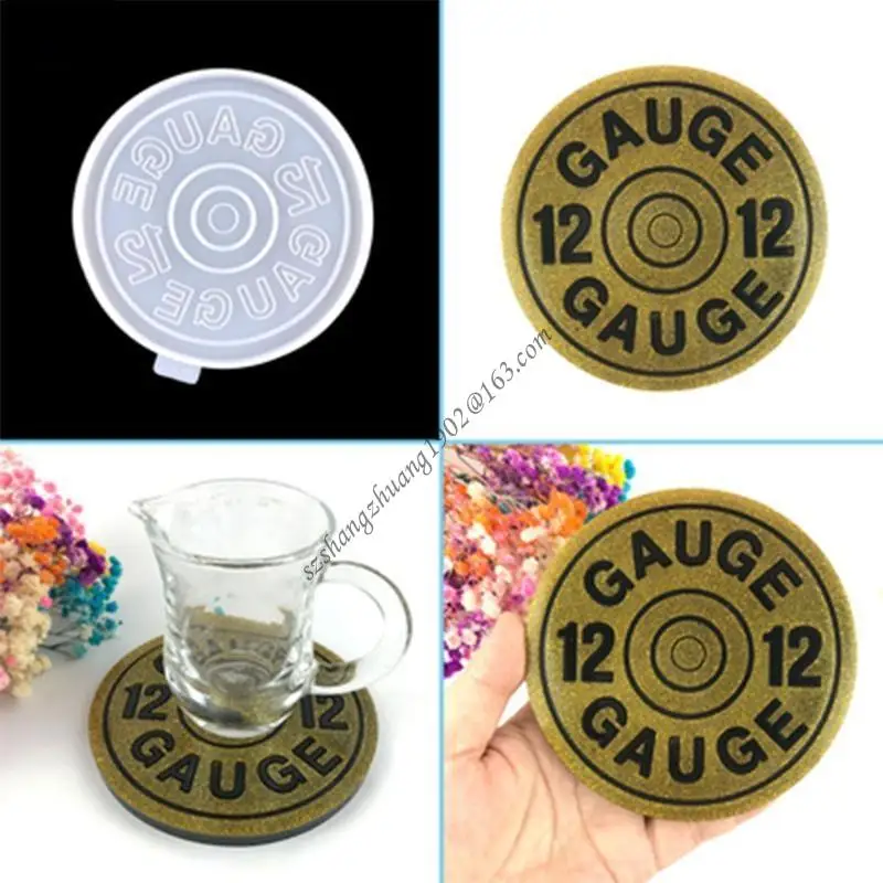 Q6RB Shotguns for Shell Resin Molds Silicone Mat Mould for DIY Art Craft Make