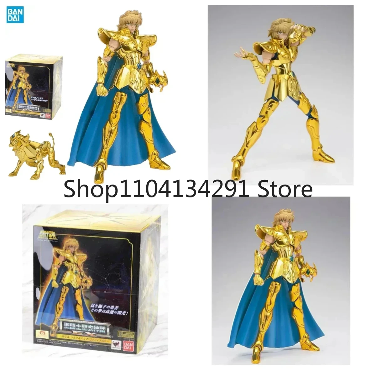 

Original Bandai Saint Seiya Cloth Myth EX Leo Reborn Edition Reprint Birthday Gift Toy Collectible Action Figure