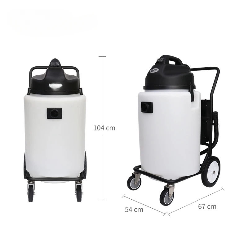 Commercial cleaning machines low noise rechargeable battery floor care wet vacuum cleaners for hotel cleaning