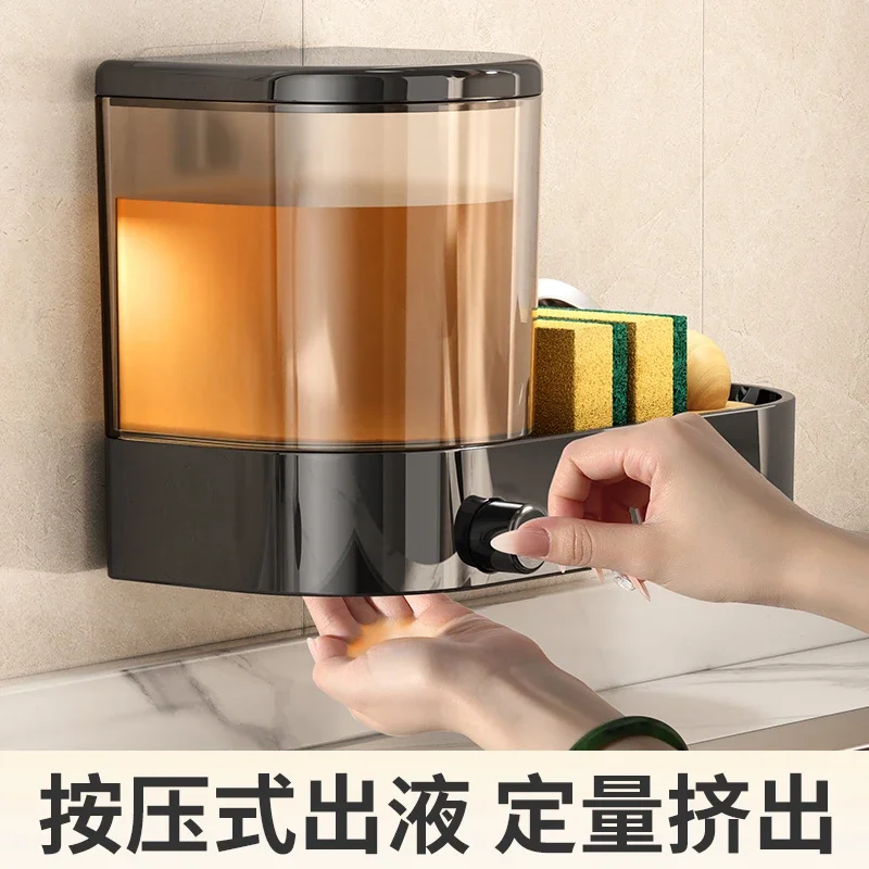 Kitchen detergent press, toilet hand sanitizer, wall-mounted soap dispenser, sink detergent press