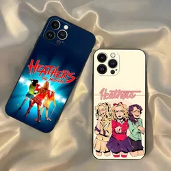 Heathers The Musical Phone Case for Iphone 15 14 13 12 11 Pro Max Xr X Xs Mini 8 Plus SE 2022 Black Soft Silicone Cover