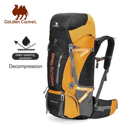 GOLDEN CAMEL Outdoor 56L Hiking Backpacks Men Women Mountaineering Bag for Men Large Size Waterproof Man Backpack Camping Travel