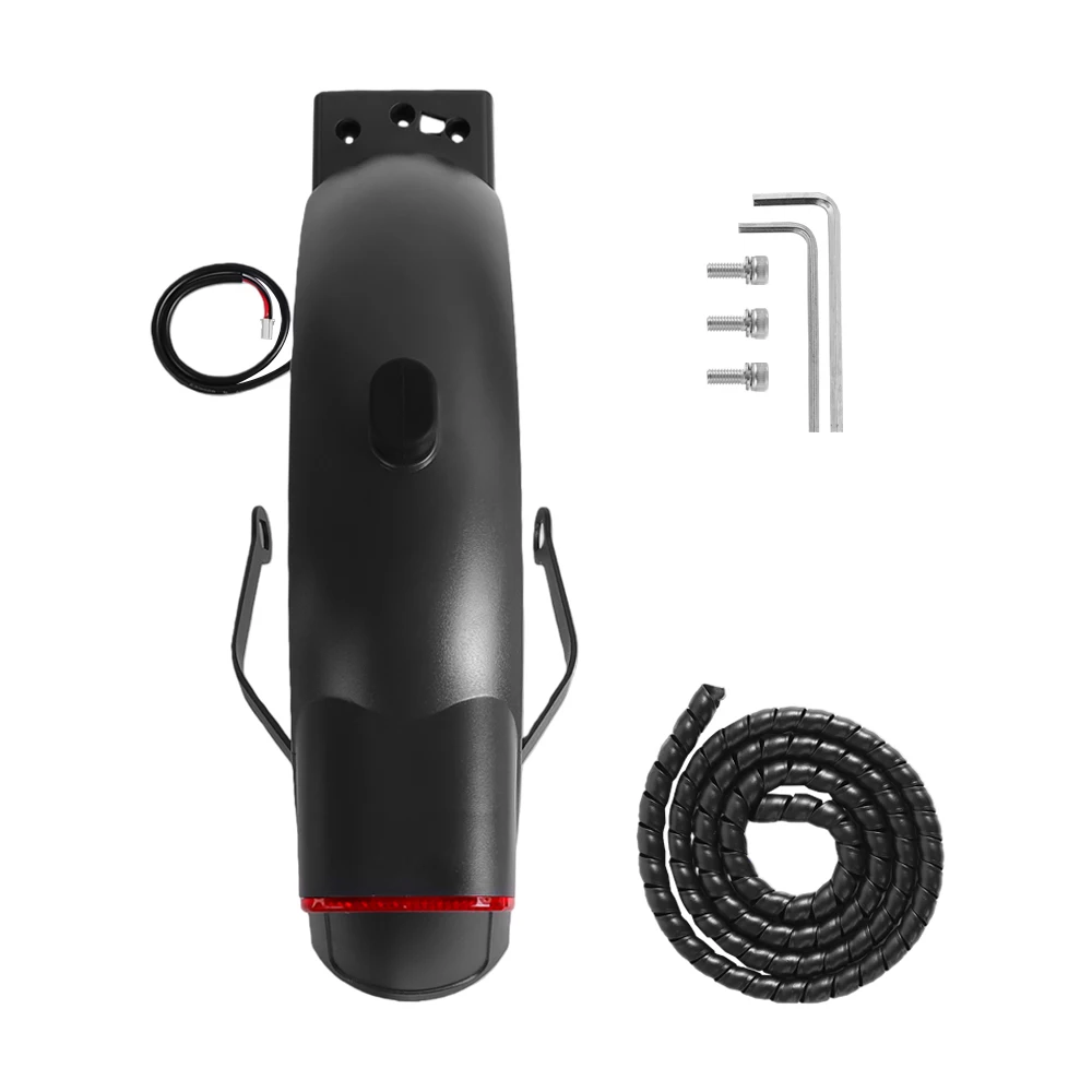 Rear Fender Mudguard with Taillight Bracket Insurance Base Plastic Shell for Xiaomi 5 Electric Scooter Repair Accessories Parts