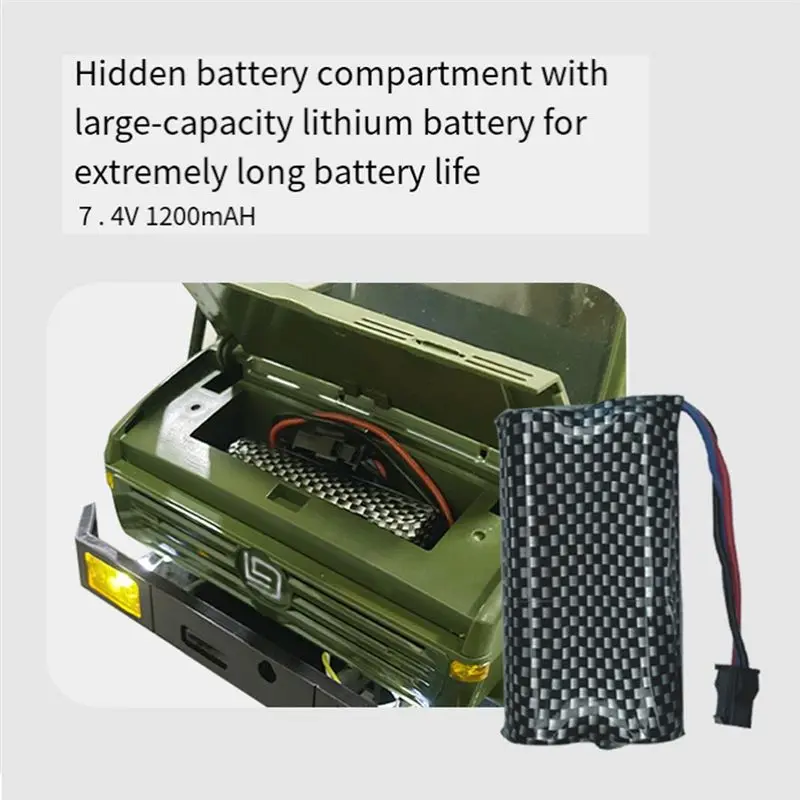 AS96-LD P06 RC Car Electric Off-Road Climbing Remote Control Toy Model 1:12 U1300 Birthday Gift Yellow