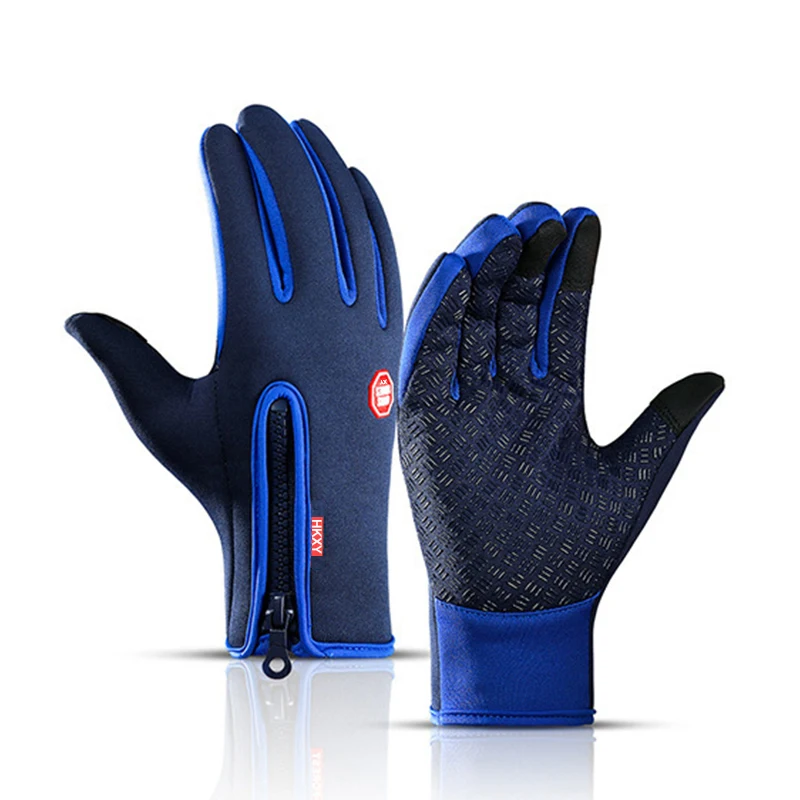 Mannen Vrouwen Fietsen Winter Warme Sporthandschoenen Touchscreen Outdoor Vissen Spatwaterdicht Skiën Snowboard Antislip Ritshandschoenen
