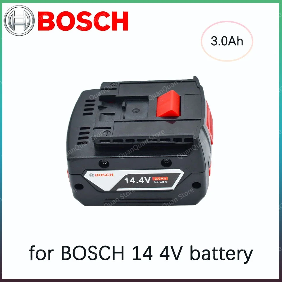 14.4V 3000mAh Rechargeable Li-ion Battery Cell Pack for BOSCH Cordless Electric Drill Screwdriver BAT607,BAT607G,BAT614,BAT614G