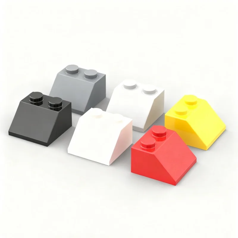 80PCS ROOF TILE 2X2/45°Compatible With 3039 Bricks, Slopes MOC Self-Locking Bricks Building Blocks Toys Accessories