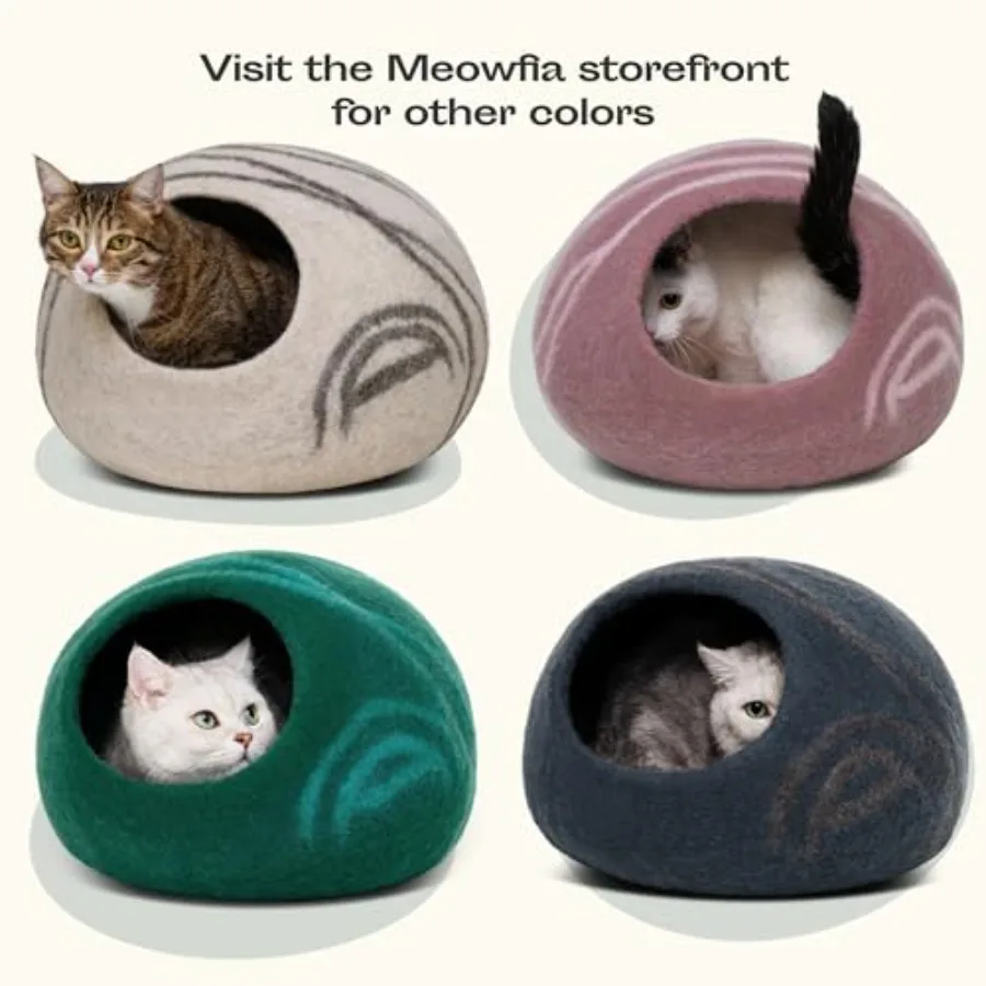 Premium Felt CAT CAVE Bed - view 6