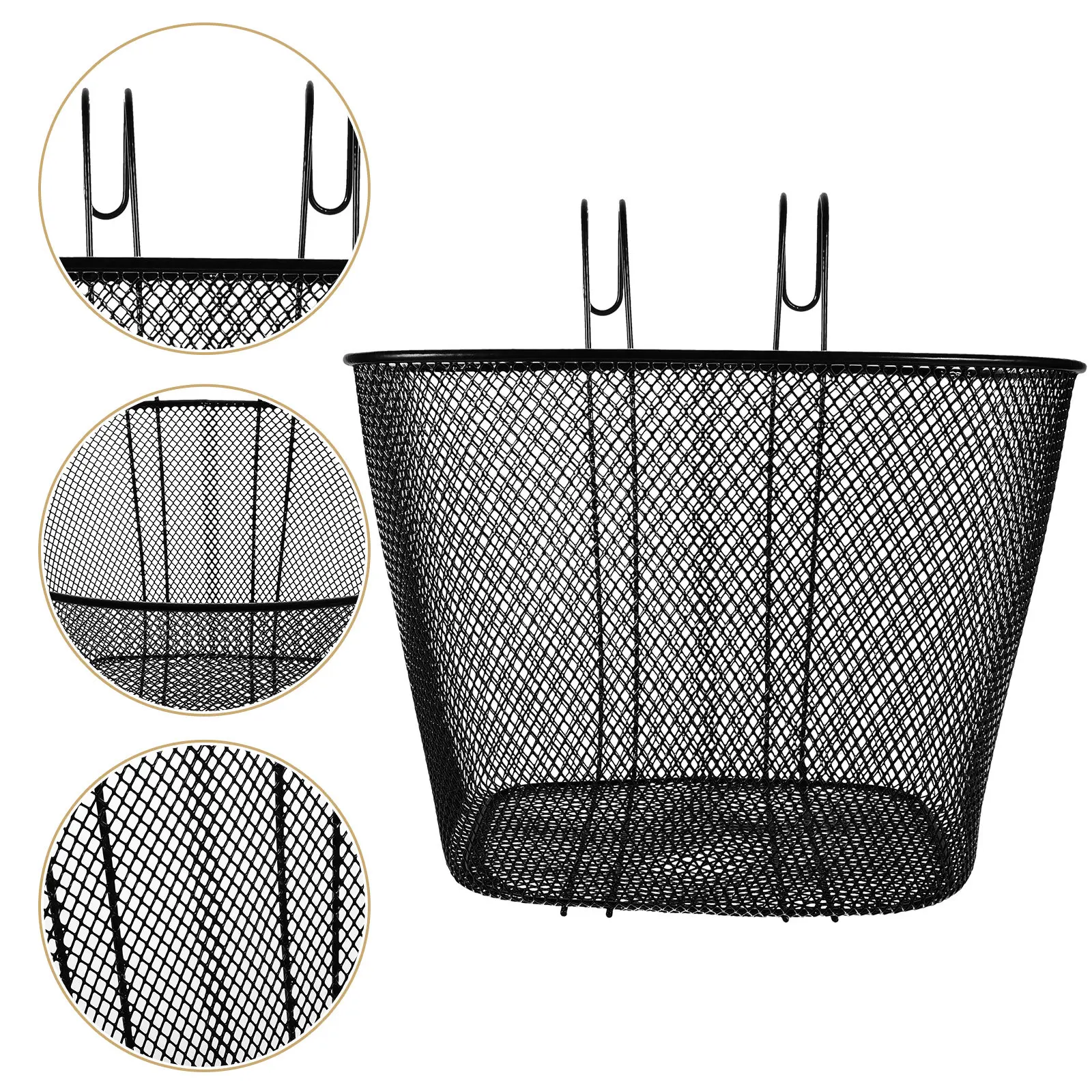 

1Pcs Hanging Bike Basket Premium Handlebar Detachable Storage Hook Basket for Outdoor Cycling Relaxed Riding Large