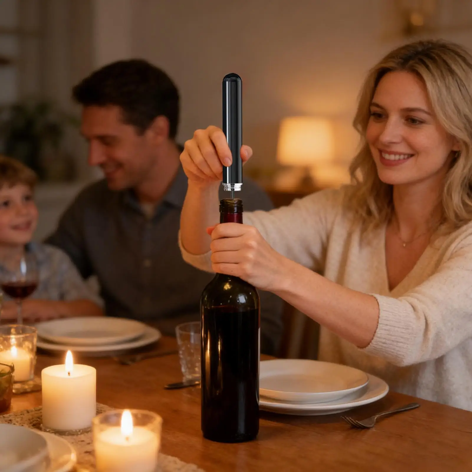 

Wine Opener Manual Easy Cork Tool Portable Wine Air Pressure Pump Bottle Opener For Travel Bar Bartender Kitchen Apartment