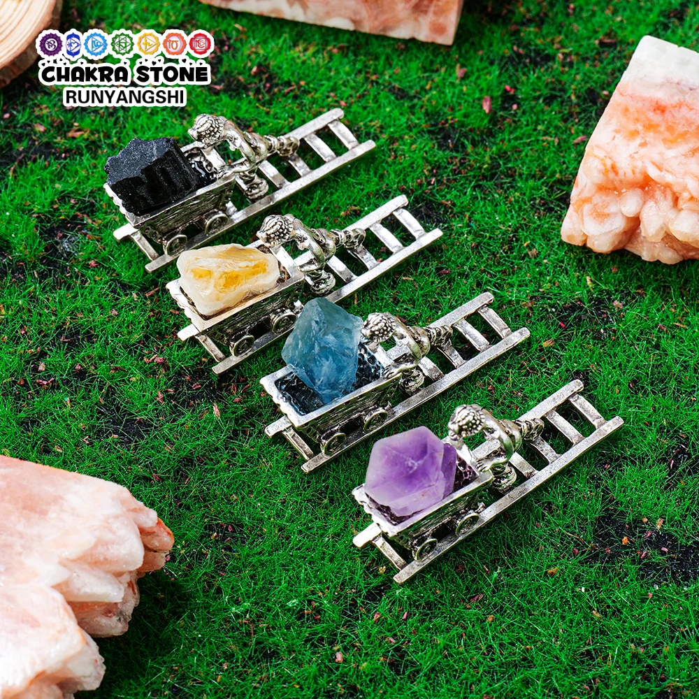 1pc natürliche Schiene Bergmann Kristall Amethyst Roh stein Home Desk Dekoration Reiki Heilung Edelstein Original für Geschenke