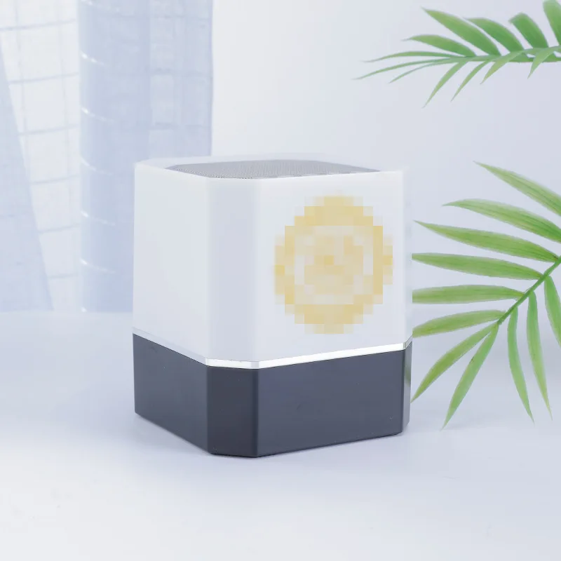 Smart Bluetooth Music Colorful Ambient Light LED Wireless Bluetooth Audio Clock LED Time