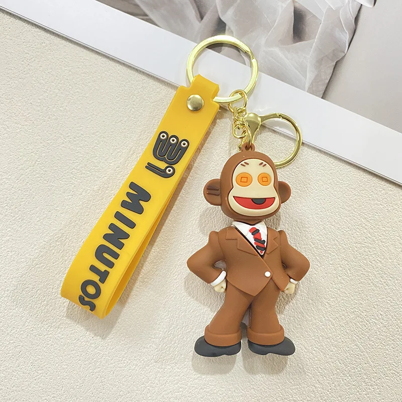Cute Cartoon Keychain, Silicone Bag Pendant