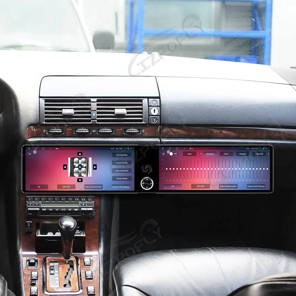 Dual 12.3 Inch GPS Navi Radio Android 13 Car Player For Mercedes Benz S Class 1991-1998 Car Multimedia Player Stereo Head unit