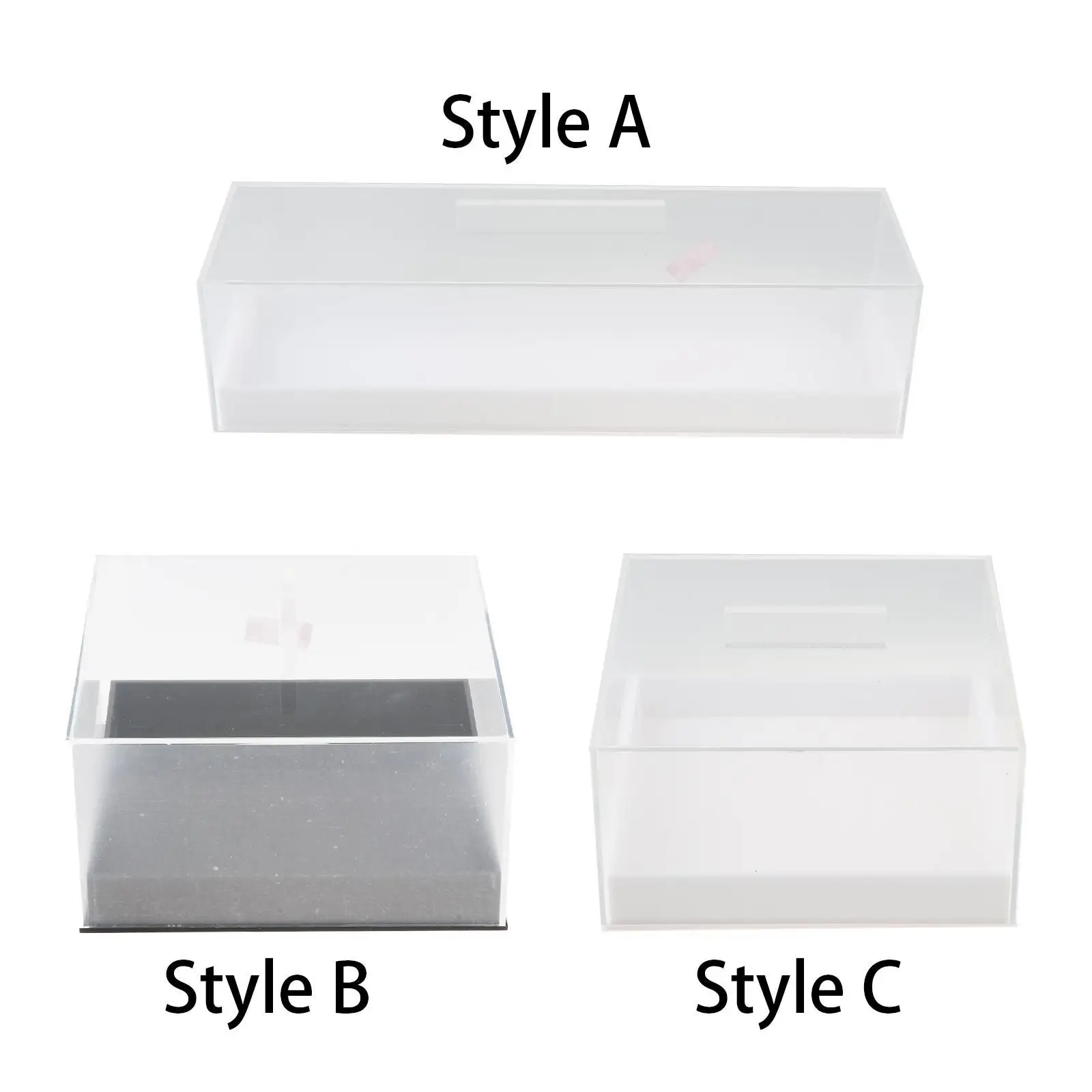 Acrylic Pastry Display Case Cake Container with Lid and Handle Rectangular Bread Bin Bread Box for Kitchen Counter Restaurant