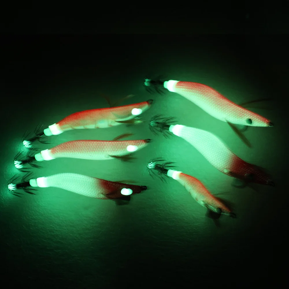 1 PC High-End Glowing Wooden S - Fishing Hook Size review and price