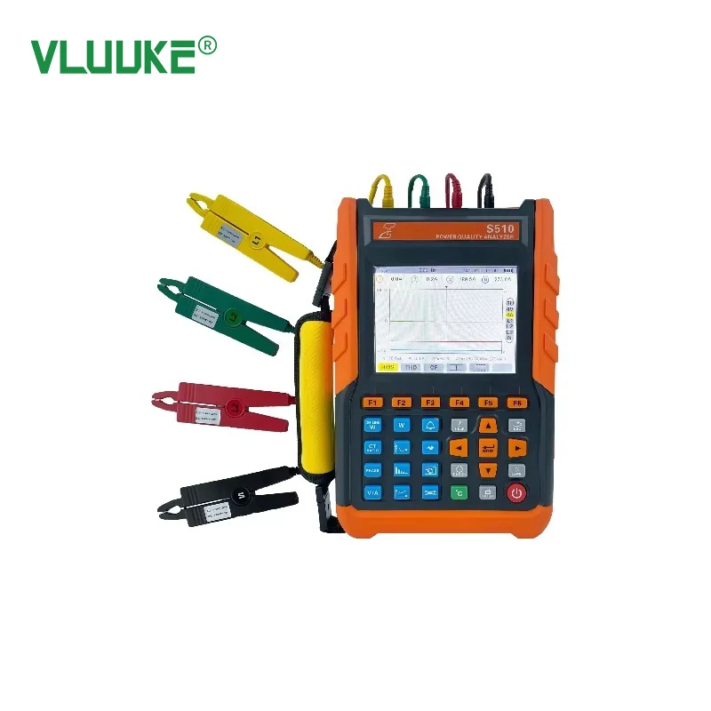 VLUUKE VKS510 Portable Electronic Power Quality Analyzer 220V Three-Phase Electrical Intelligent