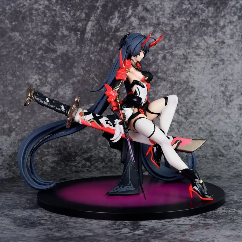 

20CM Honkai Impact Raiden Mei Herrscher of Thunder Game Girl Figure Model Statue Collection Desktop Decoration Ornament Toy