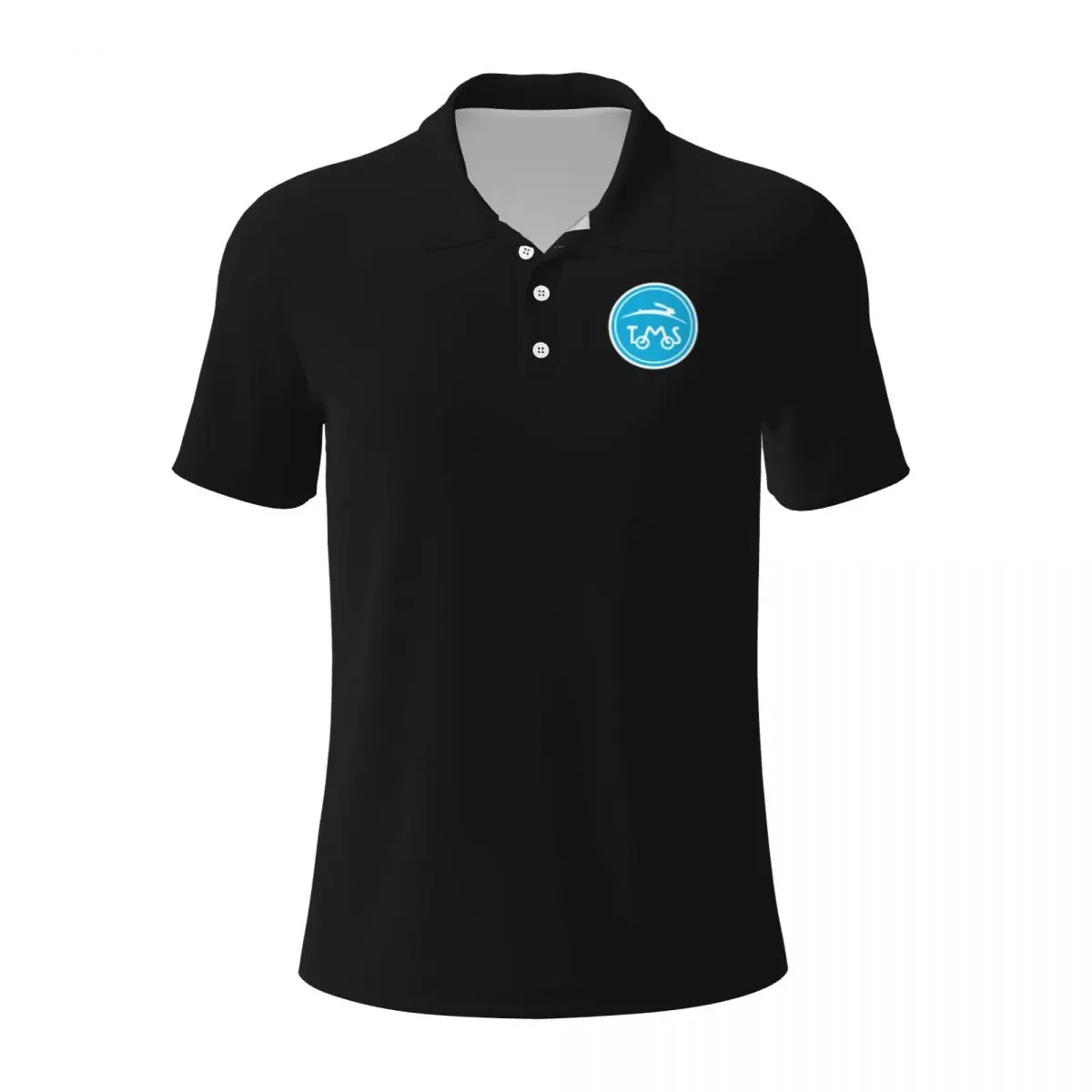 New Tomos Moped Polo Shirts for Men Casual Solid Color Mens Polos Brand Versatile Clothing