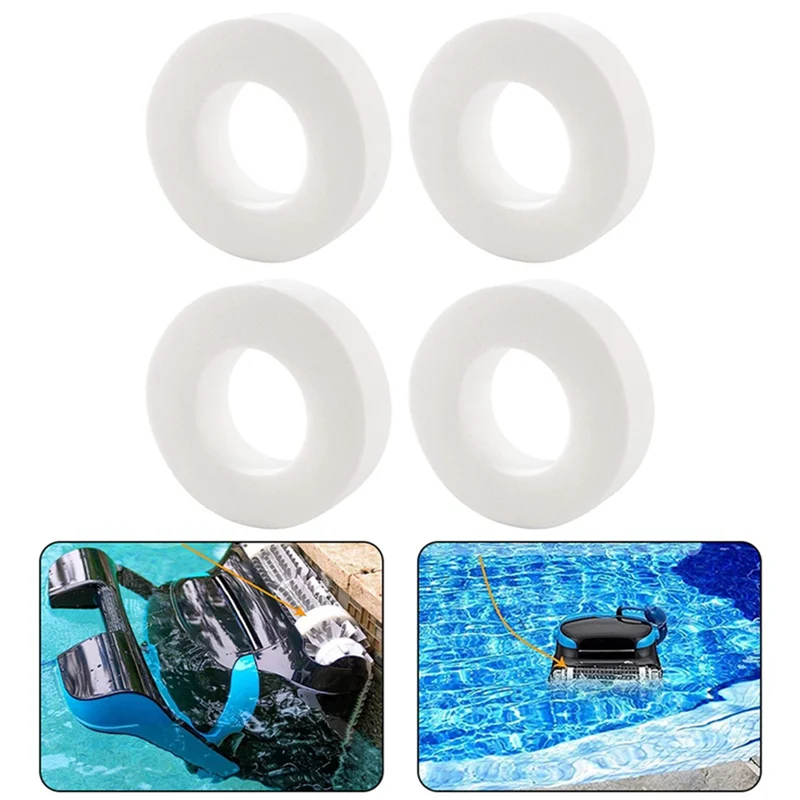 4Pcs Climbing Ring for Dolphin 6101611-R4, M200 M400 M500 Swimming Pool Robot Wheel Cover Replace