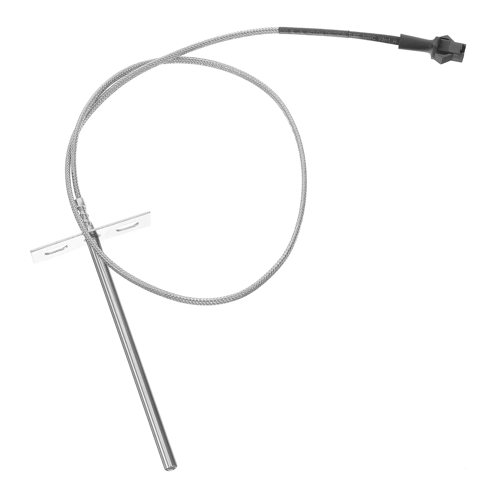 

1Set Temperature Sensor High Precision Grill Temp Probe Easy Install Durable Heat Resistant Grill Temperature Probe