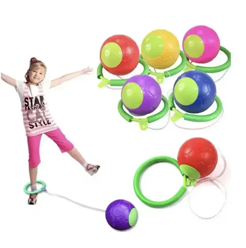 子供ジャンプボール回転ジャンプリング片足縄跳び調整バランス屋外楽しいおもちゃ遊園地スポーツセット