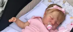 48CM Full Body Reborn Baby Dolls Newborn Levi with 3D Skin Multiple Layers Painting with Visible Veins Soft Touch Doll
